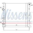 Radiateur Refroidissement Moteur Pour Renault Clio II 7700430647 7700836300