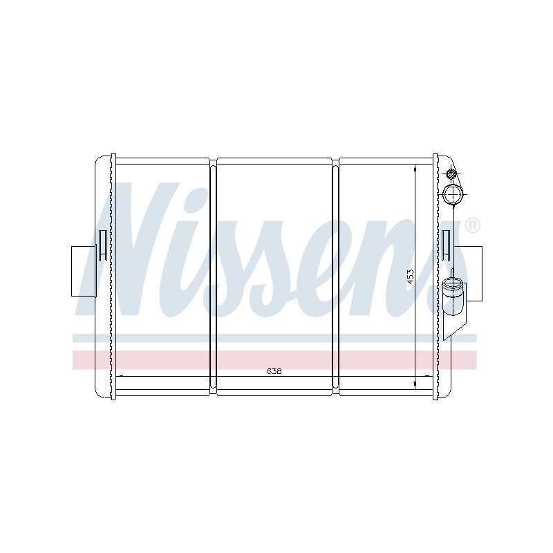 Radiateur Refroidissement Moteur Pour Iveco Daily I II 1907918 93809189 93809326