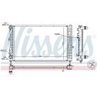 Radiateur Refroidissement Moteur Pour VW Audi Skoda 8D0.121.251Q 8D0121251E