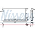 Radiateur Refroidissement Moteur Pour Peugeot 306 Partner Citroën Berlingo