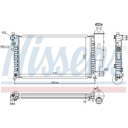 Radiateur Refroidissement Moteur Pour Peugeot 106 II Citroën Saxo 1301.HX
