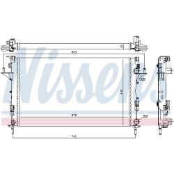 Radiateur Refroidissement Moteur Pour Renault Espace IV Laguna II 7711134658