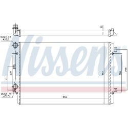 Radiateur Refroidissement Moteur Pour VW Audi Seat Skoda 5K0121251AA 5K0121253B