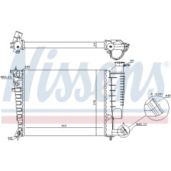 Radiateur Refroidissement Moteur Pour Peugeot 306 Citroën Xsara 1301FE 1330.51