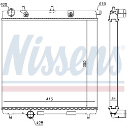 Radiateur Refroidissement Moteur Pour Peugeot Opel Citroën C2 DS 1330.Q5 1330Q5