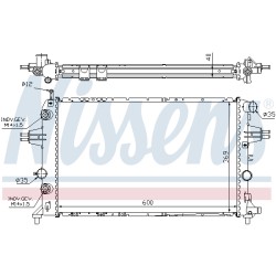 Radiateur Refroidissement Moteur Pour Opel Astra G Zafira A Vauxhall