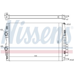 Radiateur Refroidissement Moteur Pour Renault Grand Scénic II Megane 8200325007