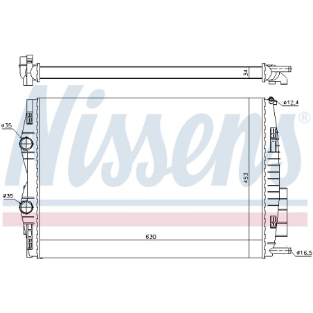 Radiateur Refroidissement Moteur Pour Renault Grand Scénic II Megane 8200325007