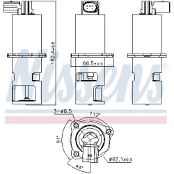 Vanne EGR Pour Renault Dacia Nissan 8200488774 8200656008 1495600Q0M 8200488774A