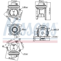 Vanne EGR Pour VW Audi Seat Skoda 038129637D 038131501AF 038131501AN 038131501K