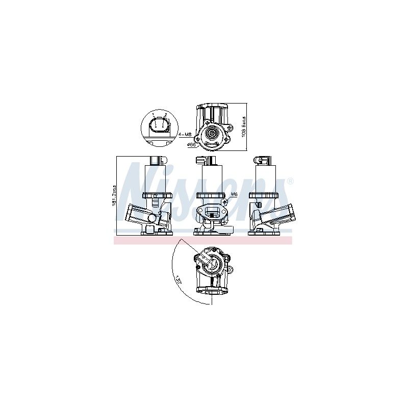 Vanne EGR Pour Opel Fiat 500 Suzuki Lancia 71793804 71788624 1852086J00 73501348