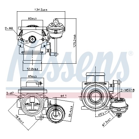 Vanne EGR Pour VW Audi Seat Skoda 038129637B 038131501A 038131501E 045131501C