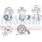 Vanne EGR Pour Peugeot Ford Suzuki Citroën 1628XV 1148077 1852073J00 9641052380