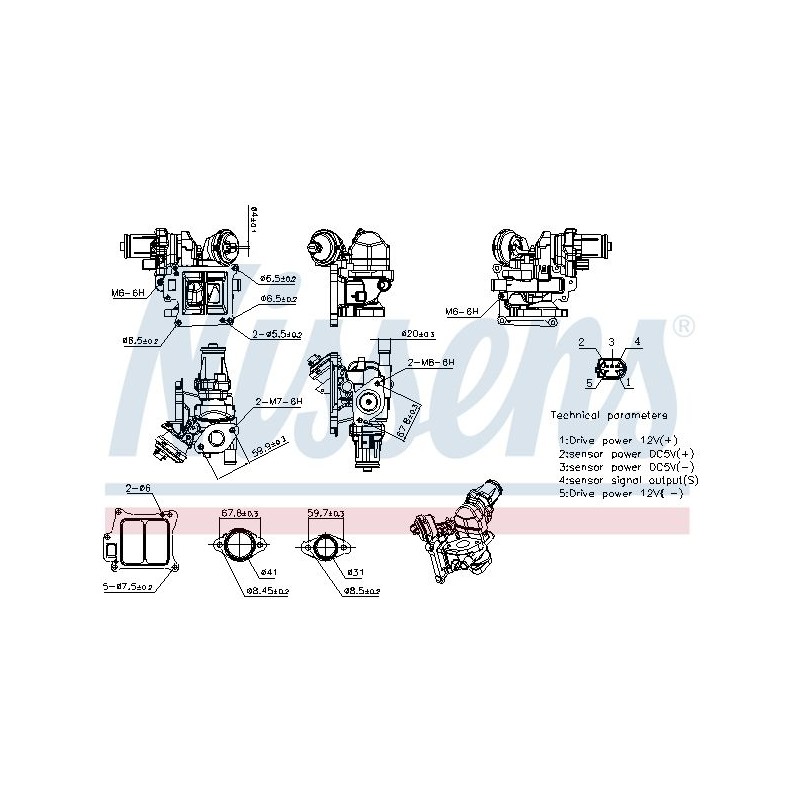 Vanne EGR Pour Volvo S60 II S90 V40 V60 I V90 XC40 XC60 XC90 36010130
