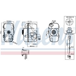 Vase d'Expansion Liquide de Refroidissement Pour Volvo S60 I S70 S80 30723929
