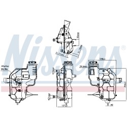 Vase d'Expansion Liquide de Refroidissement Pour Land Rover Discovery III Van IV