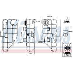 Vase d'Expansion Liquide de Refroidissement Pour MERCEDES Classe M