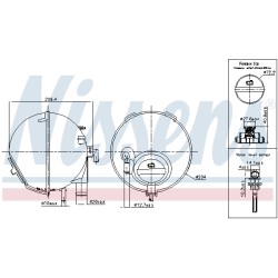Vase d'Expansion Liquide de Refroidissement Pour MERCEDES Viano Vito