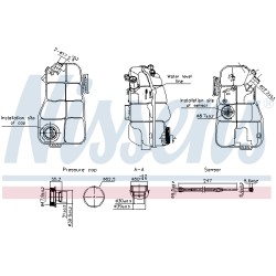 Vase d'Expansion Liquide de Refroidissement Pour Volvo V40 31338763