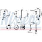 Vase d'Expansion Liquide de Refroidissement Pour Peugeot Fiat Citroën 1323Y3