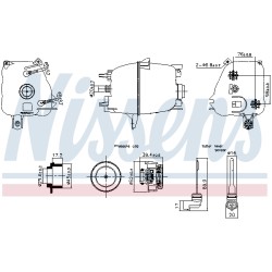 Vase d'Expansion Liquide de Refroidissement Pour Peugeot Fiat Citroën 1323Y3