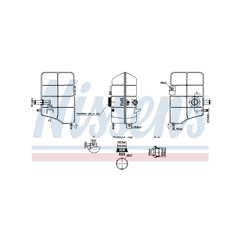 Vase d'Expansion Liquide de Refroidissement Pour Ford Ranger Mazda AB398K089AA