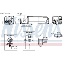Vase d'Expansion Liquide de Refroidissement Pour BMW Série 3 E46 X5 7787040