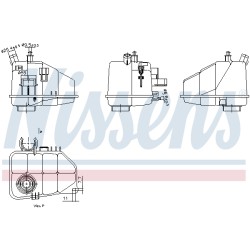 Vase d'Expansion Liquide de Refroidissement Pour MERCEDES Classe C CLC T-Model