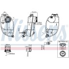 Vase d'Expansion Liquide de Refroidissement Pour MERCEDES CLA Classe A B GLA