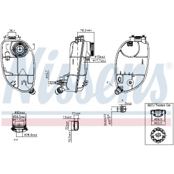 Vase d'Expansion Liquide de Refroidissement Pour MERCEDES CLA Classe A B GLA