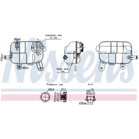 Vase d'Expansion Liquide de Refroidissement Pour Opel Mokka Chevrolet Trax