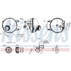 Vase d'Expansion Liquide de Refroidissement Pour Peugeot 3008 5008 Partner
