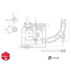 Bras De Suspension Avant Gauche Pour VW Audi Seat Skoda 2Q0407151BS1 2Q0407151B