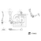 Bras De Suspension Avant Droit Pour Citroën C5 III C6 3521.S4 3521.S5