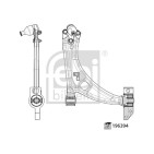 Bras De Suspension Avant Droit Pour VW Caddy IV 2K5407152S1 2K5407152