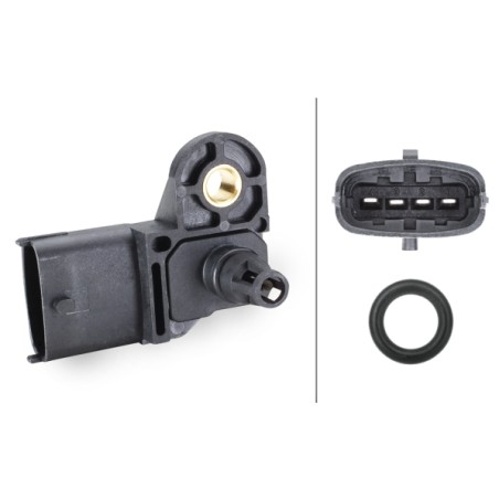 Capteur, pression de suralimentation Pour Peugeot Renault Dacia Opel 1611432480