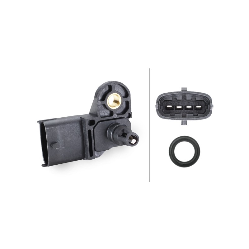 Capteur, pression de suralimentation Pour Peugeot Renault Dacia Opel 1611432480