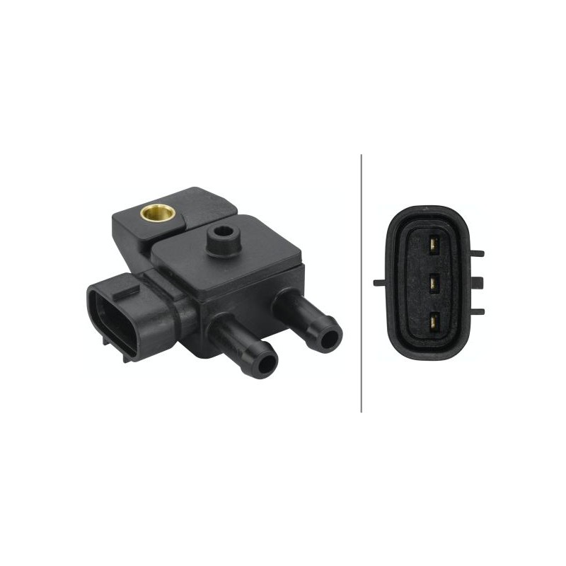 Capteur, pression des gaz échappement Pour Toyota Auris Land Cruiser 200 Lexus