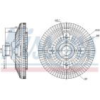 Embrayage Ventilateur De Radiateur Pour Renault Trucks Mascott