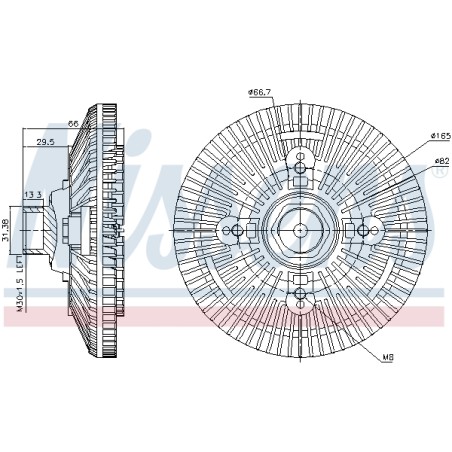 Embrayage Ventilateur De Radiateur Pour Renault Trucks Mascott