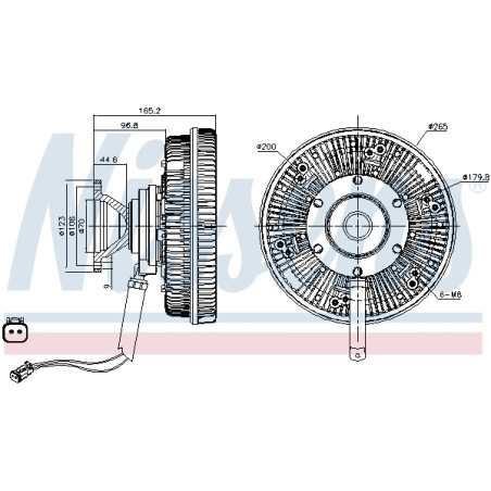 Embrayage Ventilateur De Radiateur Pour SCANIA G I P R T 1520308