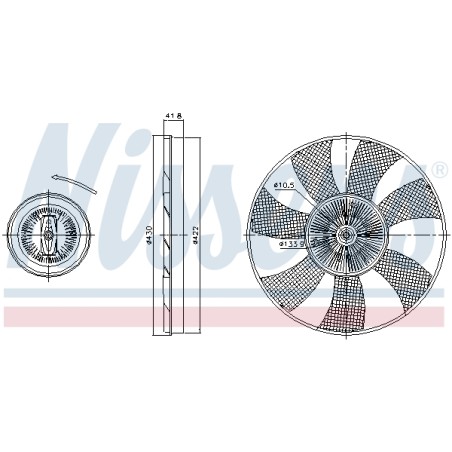 Embrayage Ventilateur De Radiateur Pour VW Crafter 30-35 30-50 MERCEDES Sprinter