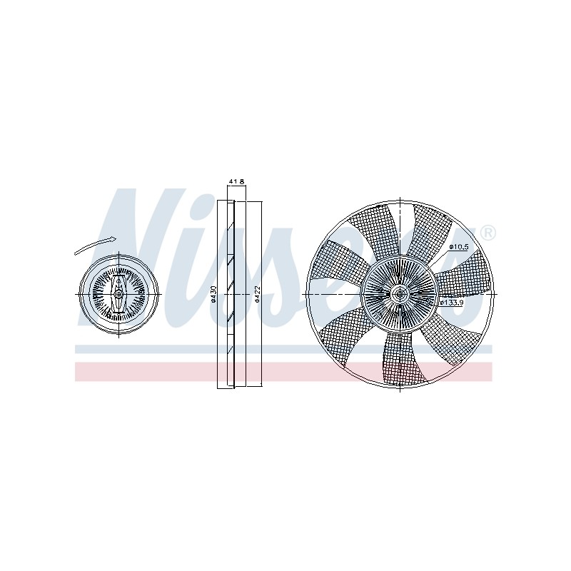 Embrayage Ventilateur De Radiateur Pour VW Crafter 30-35 30-50 03L121301A