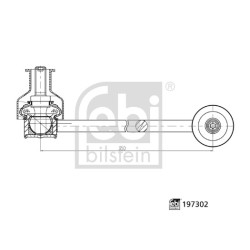 Biellette Barre Stabilisatrice Avant Droit Pour BMW 31308091446
