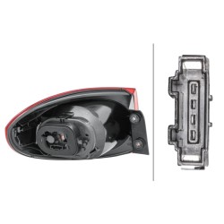 Feu Arrrière Droit Pour VW Tiguan 5N0945096F 5N0945096H 5N0945096D 5N0945112D