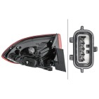 Feu Arrrière Droit Pour Renault Scénic IV 265505180R