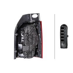 Feu Arrière Gauche Pour VW Multivan VI Transporter 7E0945095AA 7E0945095AD
