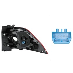 Feu Arrière Gauche Pour VW Tiguan 5NA945207C 5NA945207F