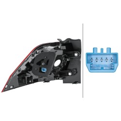 Feu Arrrière Droit Pour VW Tiguan 5NA945208C 5NA945208F