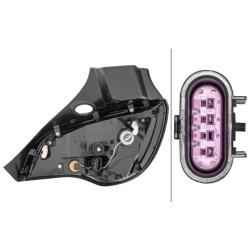 Feu Arrière Gauche Pour Opel Adam Vauxhall Adam 1222409 13354584